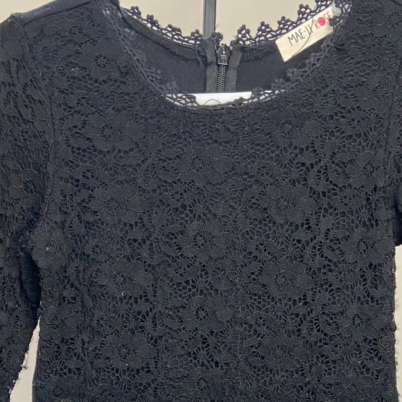 Mae Li Rose Black Toddler Dress size 4T - Picture 3 of 7